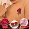 20pcs Rose Iron on Patches Flower Embroidery Patches Applique Valentines Patches for Clothes Hats Jeans Jacket